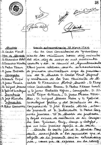 Actes del Ple Municipal, 10/5/1962, Sessió ordinària [Acta]