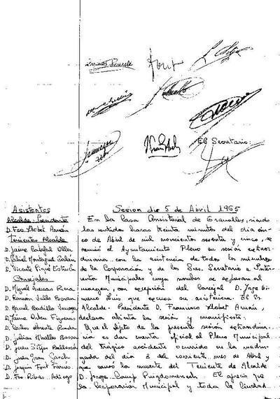 Actes del Ple Municipal, 5/4/1965, Sessió ordinària [Acta]