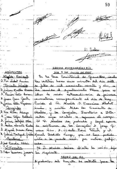 Actes del Ple Municipal, 7/7/1966, Sessió ordinària [Minutes]