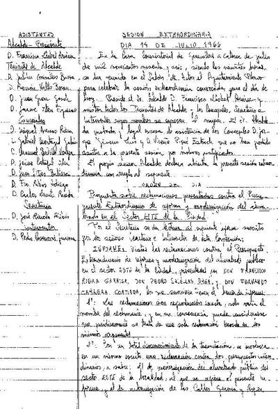 Actes del Ple Municipal, 17/7/1966, Sessió ordinària [Minutes]