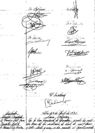 Actes del Ple Municipal, 29/4/1971, Sessió ordinària [Minutes]