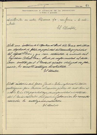 Decrets i Resolucions, 10/12/1957, Sessió ordinària [Acta]