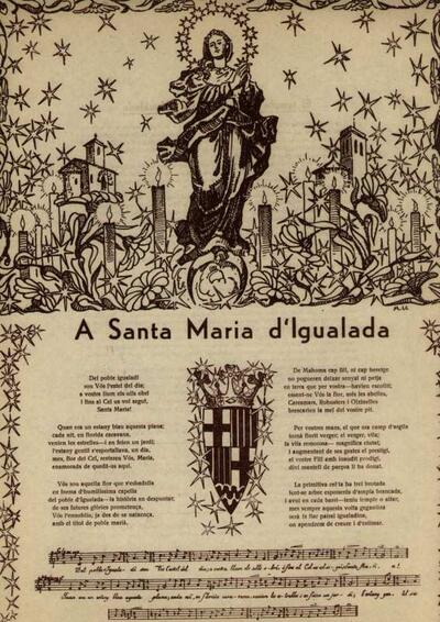 Igualada, A Santa Maria d'. Parròquia de Parròquia de Santa Maria [Document]