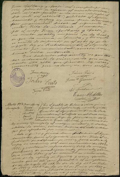 1.1. Òrgans bàsics de govern: Actes del Ple Municipal de Palou, 25/4/1897, Sessió ordinària [Minutes]