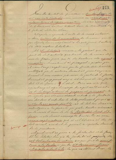 Actes de la Junta de La Unió Liberal, 12/1/1932, Sessió ordinària [Minutes]