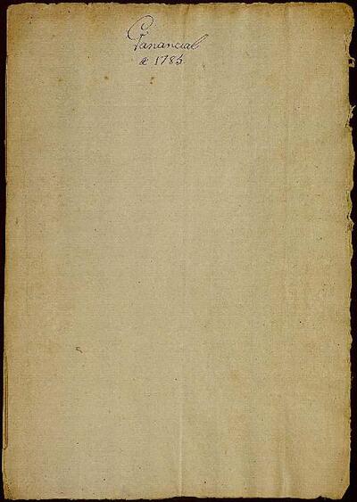 Llibreta de la contribució sobre els guanys de l'any 1785&#13; [Document]