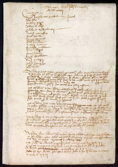 Deliberacions del Consell de la Universitat de la vila de Granollers del 24 de juny de 1532 al 31 de març de 1538.&#13; [Document]