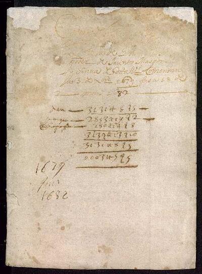 Deliberacions del Consell de la Universitat de la vila de Granollers del 3 de desembre de 1679 al 18 de març de 1682. Observacions: Hi ha doble numeració,    una, a la part superior (que comença i acaba per cada  llibret) i, una altra, al mig del full, que va continuant  a través dels 10 documents i de tots els llibrets, dels anys 1620 a 1714, (té interrupcions).&#13; [Document]