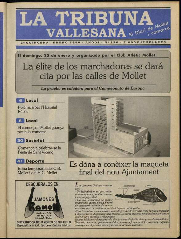 La tribuna vallesana, 15/1/1998 [Issue]