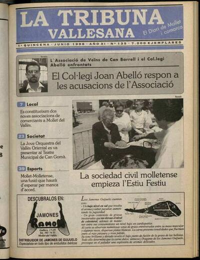 La tribuna vallesana, 1/6/1998 [Issue]