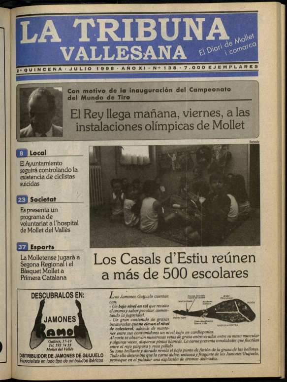 La tribuna vallesana, 2/7/1998 [Issue]