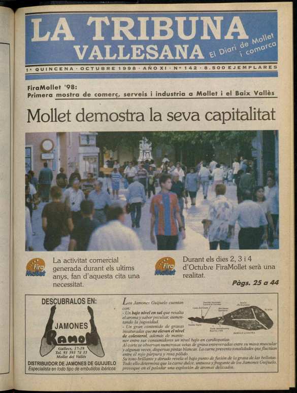 La tribuna vallesana, 1/10/1998 [Issue]