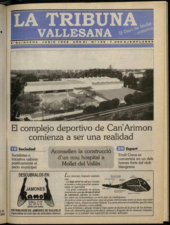 La tribuna vallesana, 2/6/1998 [Issue]