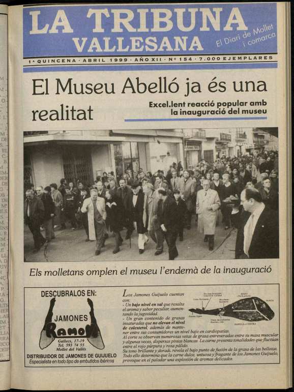 La tribuna vallesana, 1/4/1999 [Ejemplar]