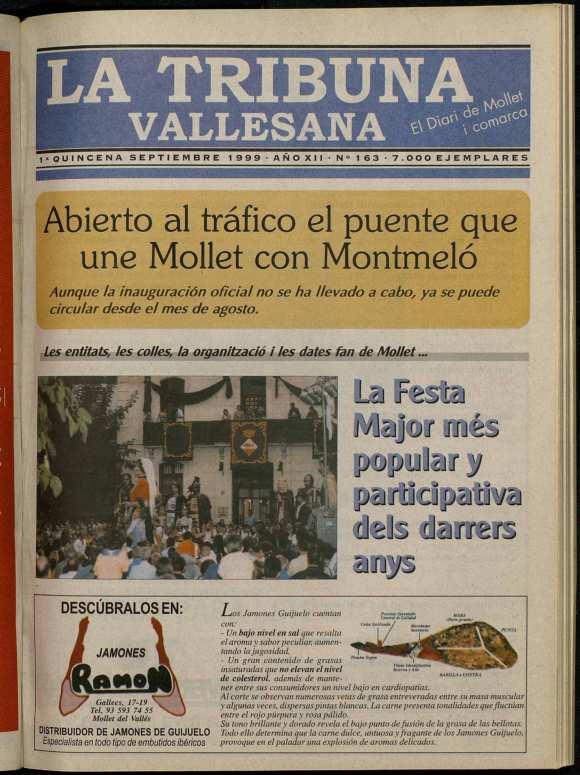 La tribuna vallesana, 1/9/1999 [Ejemplar]