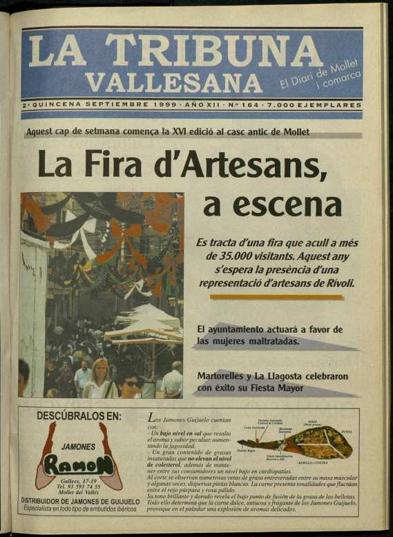 La tribuna vallesana, 2/9/1999 [Ejemplar]