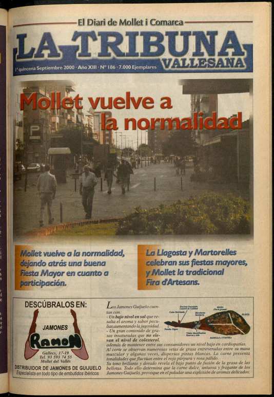 La tribuna vallesana, 1/9/2000 [Issue]