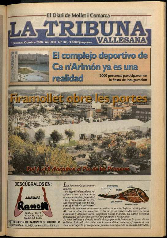 La tribuna vallesana, 1/10/2000 [Ejemplar]