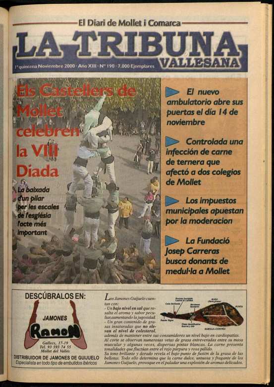 La tribuna vallesana, 1/11/2000 [Issue]