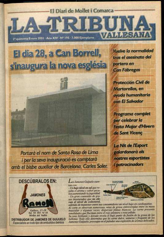 La tribuna vallesana, 2/1/2001 [Issue]