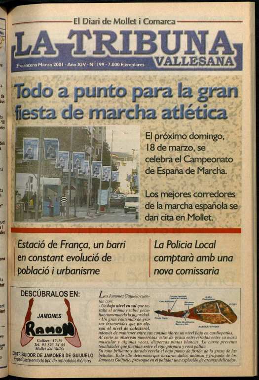 La tribuna vallesana, 2/3/2001 [Ejemplar]