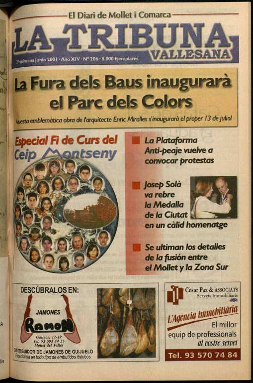 La tribuna vallesana, 2/6/2001 [Issue]