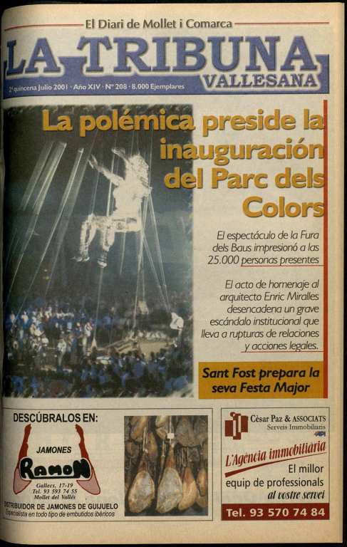 La tribuna vallesana, 2/7/2001 [Ejemplar]