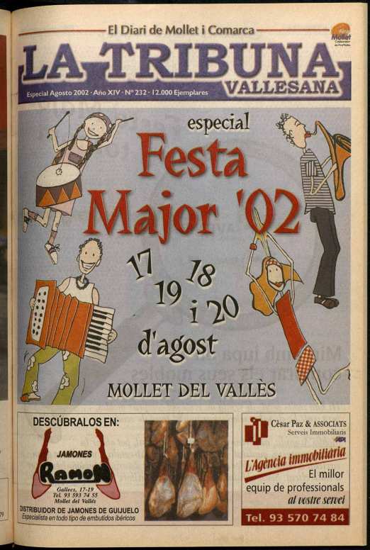 La tribuna vallesana, 1/8/2002 [Issue]