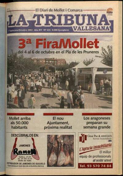 La tribuna vallesana, 1/10/2002 [Issue]