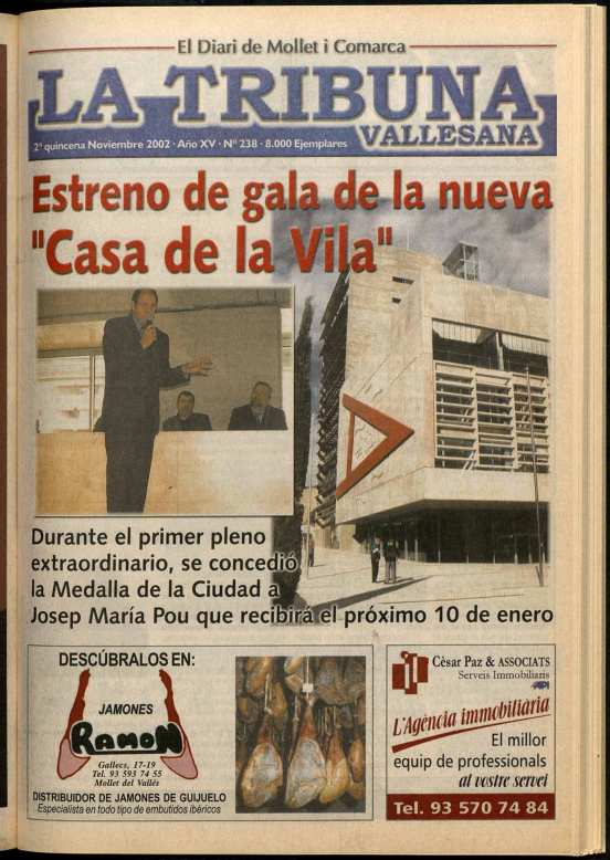 La tribuna vallesana, 2/11/2002 [Issue]