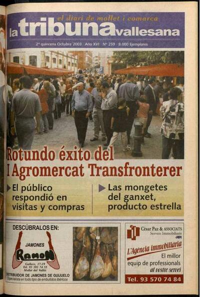 La tribuna vallesana, 2/10/2003 [Issue]