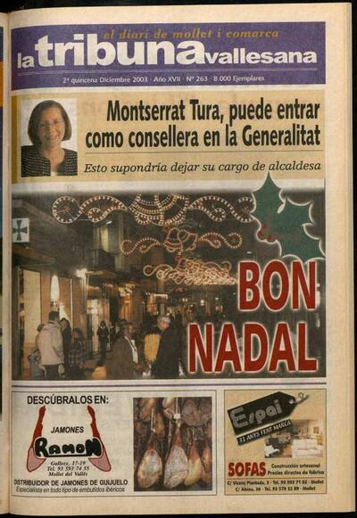 La tribuna vallesana, 2/12/2003 [Issue]
