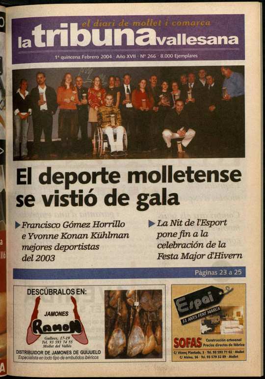 La tribuna vallesana, 1/2/2004 [Issue]