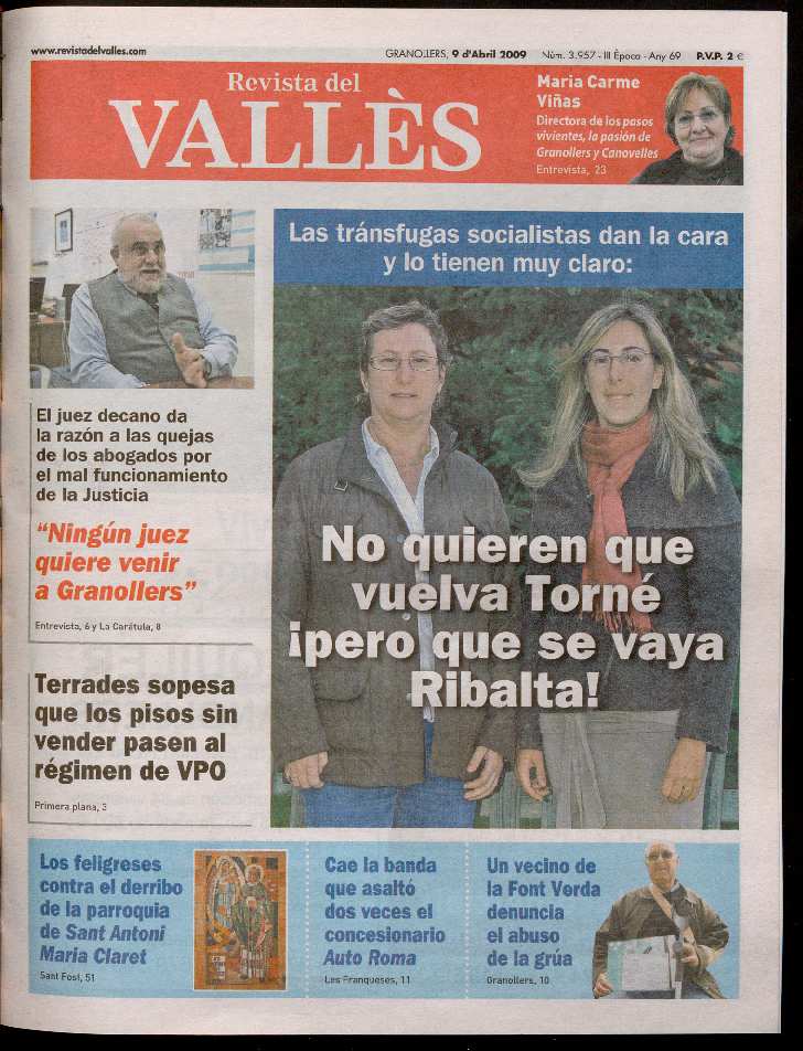 Revista del Vallès, 9/4/2009 [Exemplar]