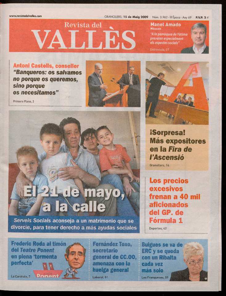 Revista del Vallès, 15/5/2009 [Exemplar]