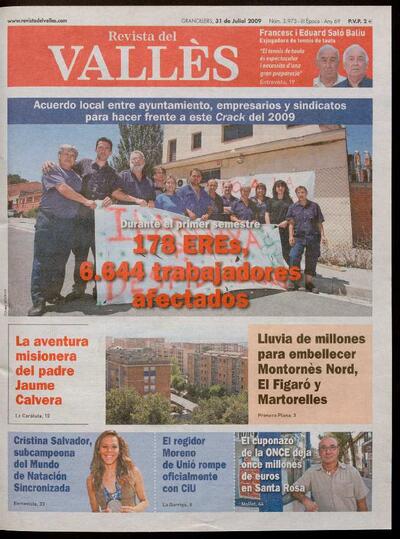 Revista del Vallès, 31/7/2009 [Exemplar]