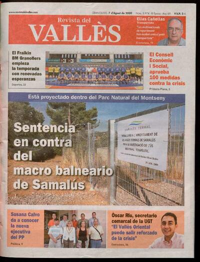 Revista del Vallès, 7/8/2009 [Issue]