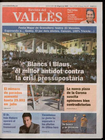 Revista del Vallès, 27/8/2009 [Issue]