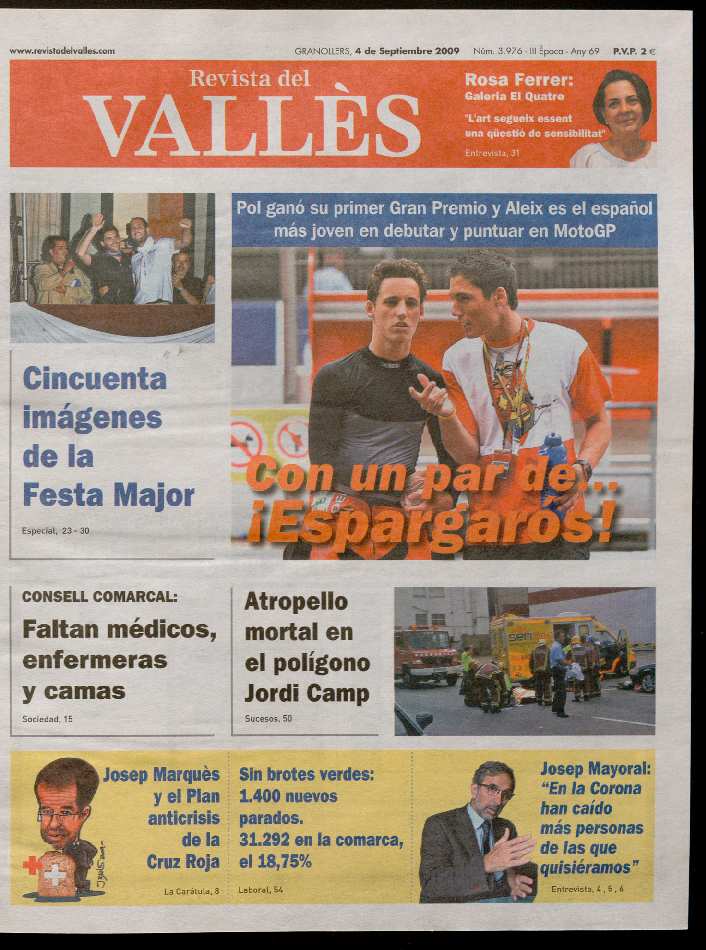 Revista del Vallès, 4/9/2009 [Exemplar]