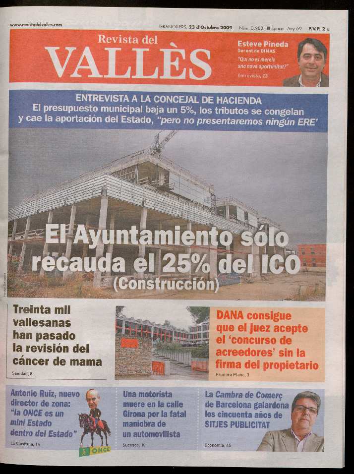 Revista del Vallès, 23/10/2009 [Exemplar]