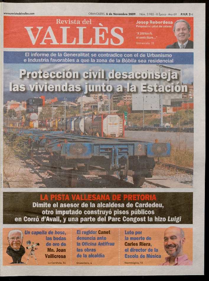 Revista del Vallès, 6/11/2009 [Exemplar]