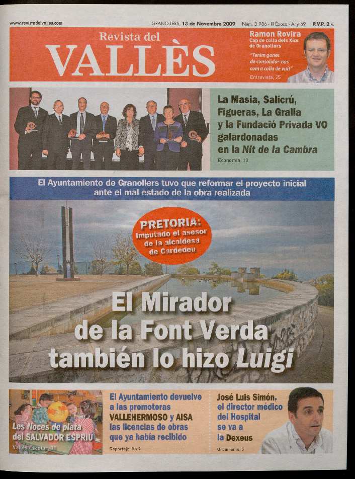 Revista del Vallès, 13/11/2009 [Issue]