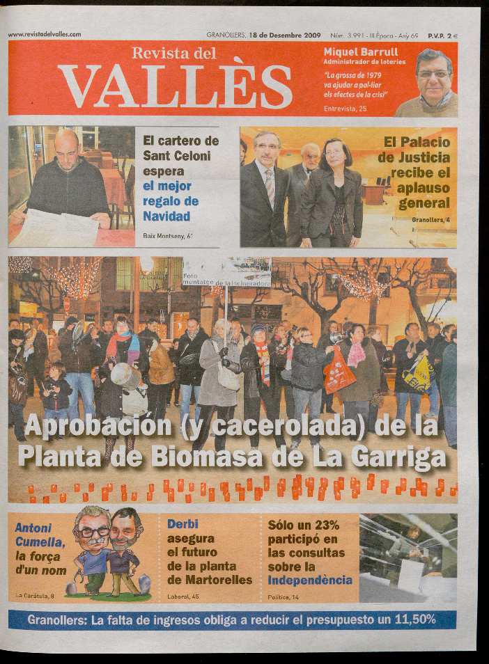 Revista del Vallès, 18/12/2009 [Issue]