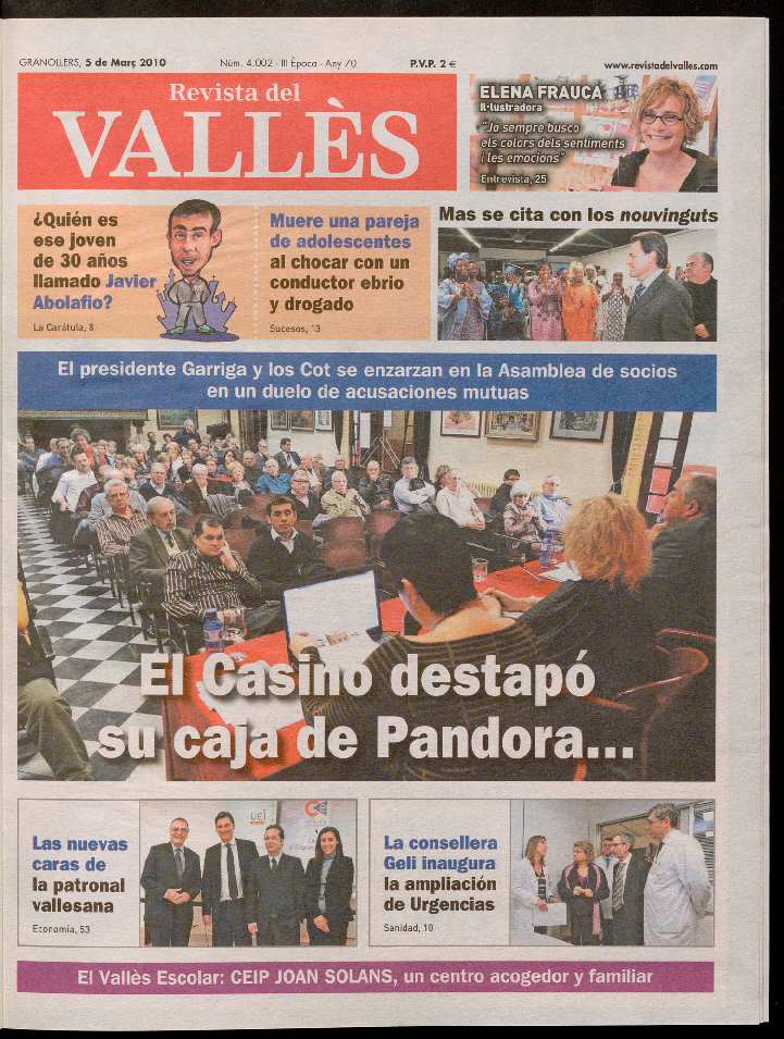 Revista del Vallès, 5/3/2010 [Exemplar]