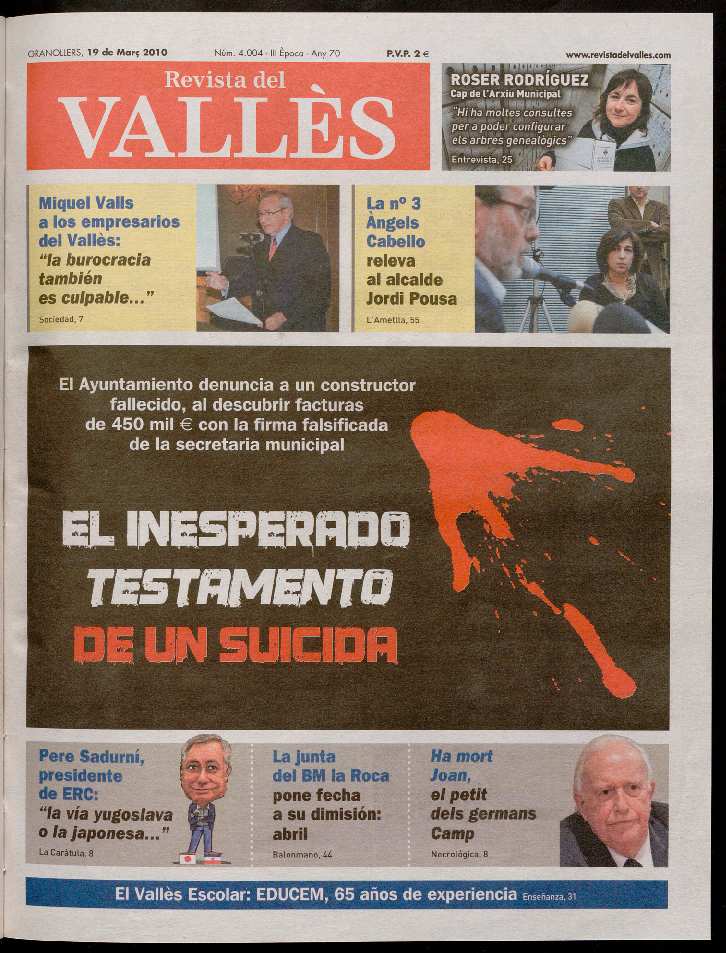 Revista del Vallès, 19/3/2010 [Issue]