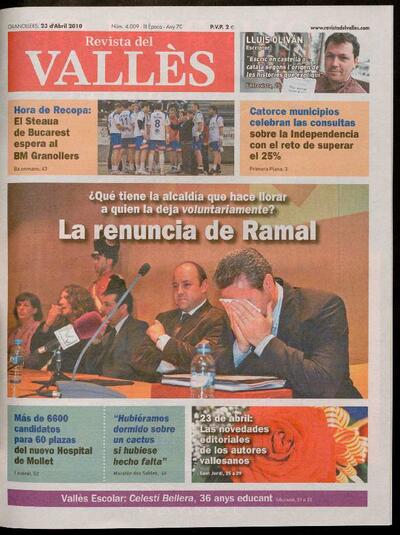 Revista del Vallès, 23/4/2010 [Exemplar]