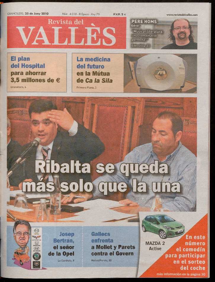 Revista del Vallès, 25/6/2010 [Exemplar]