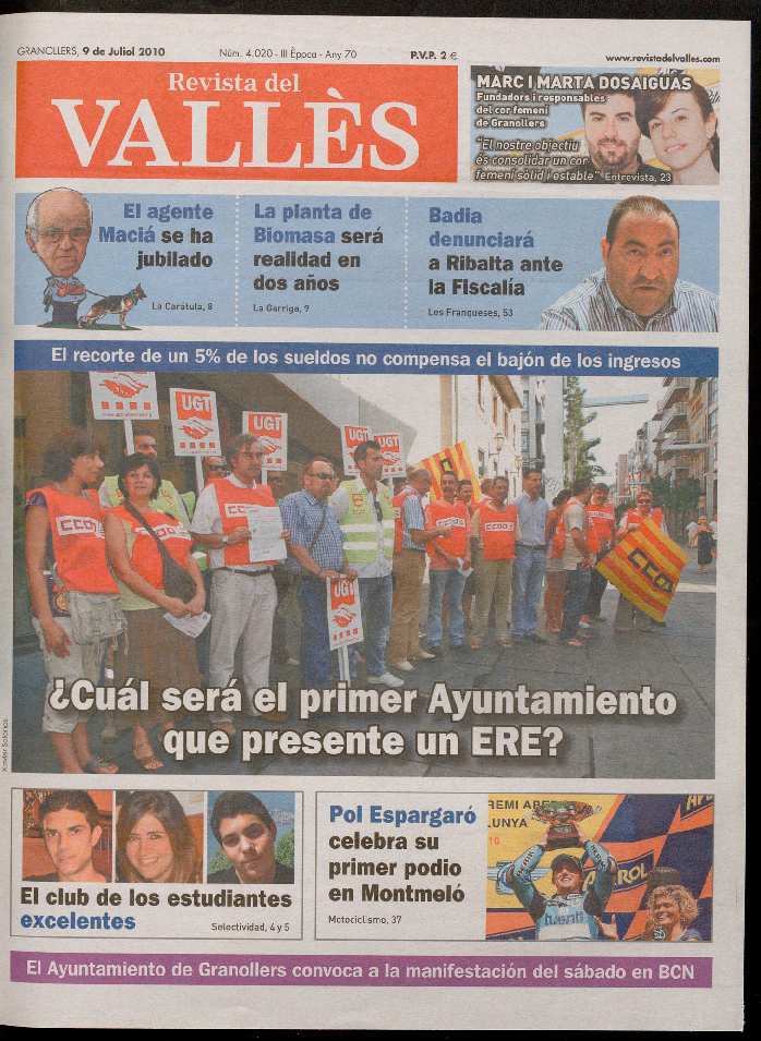 Revista del Vallès, 9/7/2010 [Exemplar]