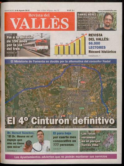 Revista del Vallès, 6/8/2010 [Issue]