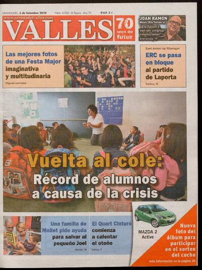 Revista del Vallès, 3/9/2010 [Issue]